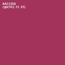 #A3335B - Night Shadz Color Image