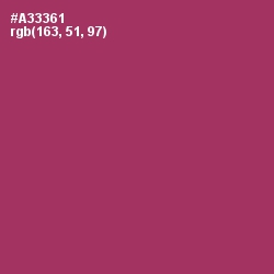 #A33361 - Rouge Color Image
