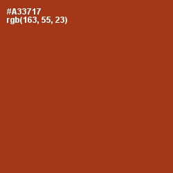 #A33717 - Tabasco Color Image