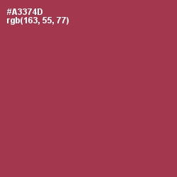 #A3374D - Night Shadz Color Image