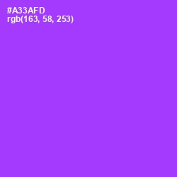 #A33AFD - Electric Violet Color Image