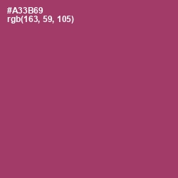 #A33B69 - Rouge Color Image
