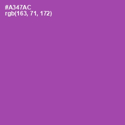 #A347AC - Trendy Pink Color Image