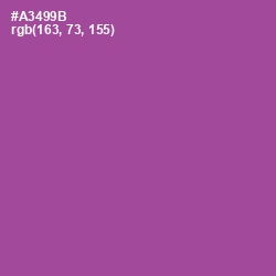 #A3499B - Tapestry Color Image