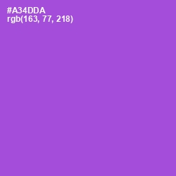 #A34DDA - Amethyst Color Image