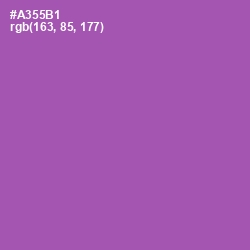#A355B1 - Wisteria Color Image