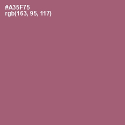#A35F75 - Cadillac Color Image