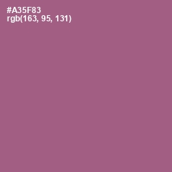 #A35F83 - Tapestry Color Image