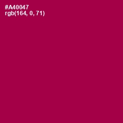 #A40047 - Jazzberry Jam Color Image