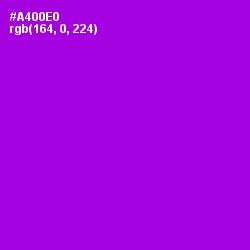 #A400E0 - Electric Violet Color Image