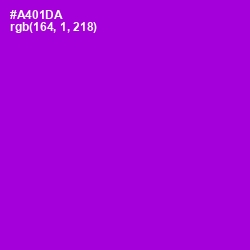 #A401DA - Electric Violet Color Image