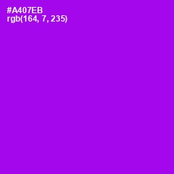 #A407EB - Electric Violet Color Image