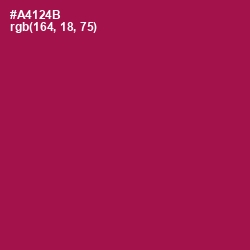 #A4124B - Jazzberry Jam Color Image