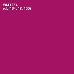 #A41264 - Lipstick Color Image