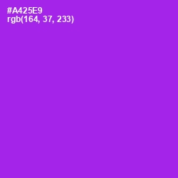 #A425E9 - Electric Violet Color Image