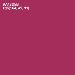 #A42D5B - Night Shadz Color Image