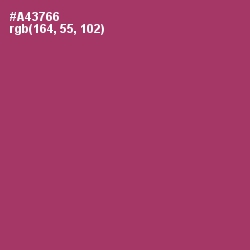 #A43766 - Rouge Color Image