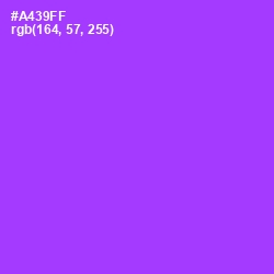 #A439FF - Electric Violet Color Image