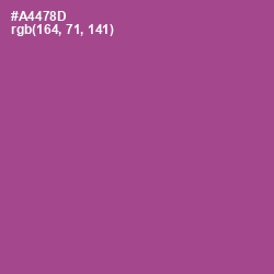 #A4478D - Tapestry Color Image