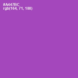 #A447BC - Wisteria Color Image