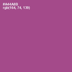 #A44A8B - Tapestry Color Image