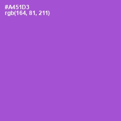 #A451D3 - Amethyst Color Image