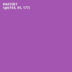 #A455B1 - Wisteria Color Image