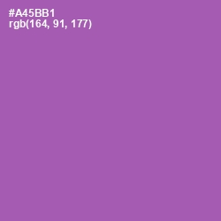 #A45BB1 - Wisteria Color Image