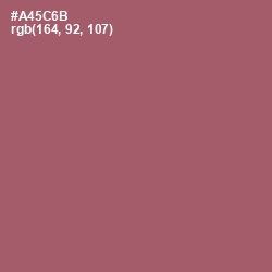 #A45C6B - Cadillac Color Image