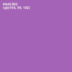 #A463B6 - Wisteria Color Image