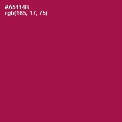 #A5114B - Jazzberry Jam Color Image