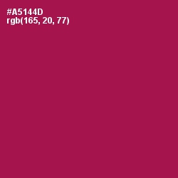 #A5144D - Jazzberry Jam Color Image