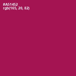 #A51452 - Jazzberry Jam Color Image