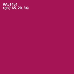 #A51454 - Jazzberry Jam Color Image
