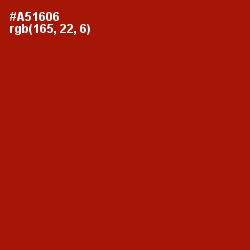 #A51606 - Milano Red Color Image