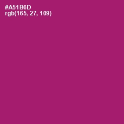 #A51B6D - Lipstick Color Image
