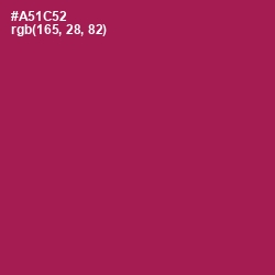 #A51C52 - Jazzberry Jam Color Image