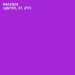 #A525D9 - Electric Violet Color Image