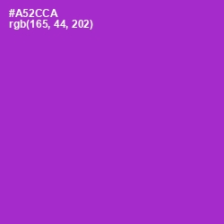 #A52CCA - Electric Violet Color Image