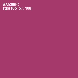#A5396C - Rouge Color Image