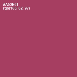 #A53E61 - Rouge Color Image