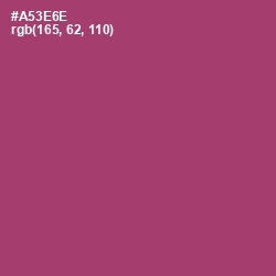 #A53E6E - Rouge Color Image