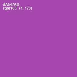 #A547AD - Wisteria Color Image