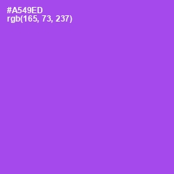 #A549ED - Amethyst Color Image