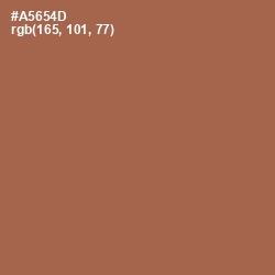 #A5654D - Cape Palliser Color Image