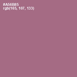 #A56B85 - Turkish Rose Color Image