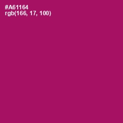 #A61164 - Lipstick Color Image