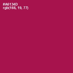 #A6134D - Jazzberry Jam Color Image