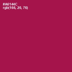 #A6144C - Jazzberry Jam Color Image