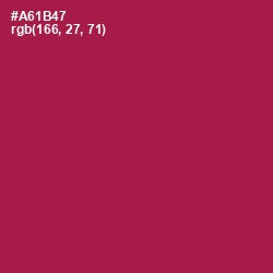 #A61B47 - Jazzberry Jam Color Image